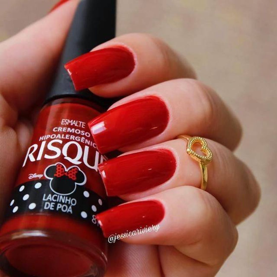 Moda Esmalte vermelho