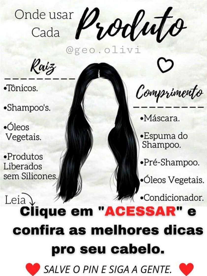 Fashion Dicas de como usar alguns produtos no cabelo