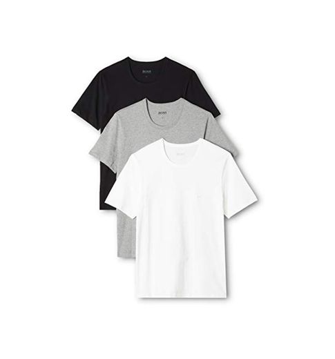 BOSS T-Shirt RN 3p Co Camiseta para Hombre, Multicolor