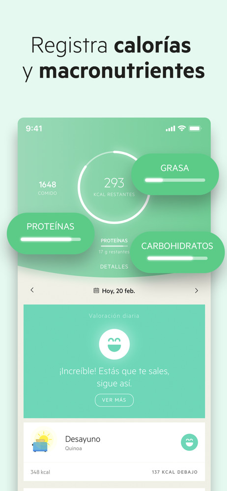 App Lifesum: pérdida de peso fácil