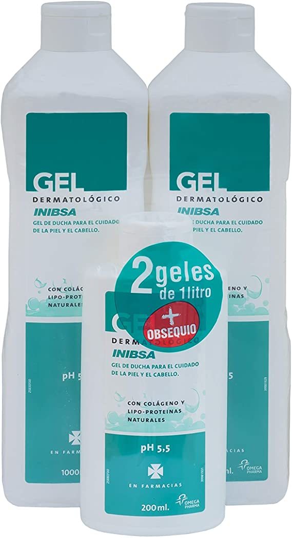 Belleza Geles Inibsa | Pack 2 uds Gel Dermatológico 1000 ml