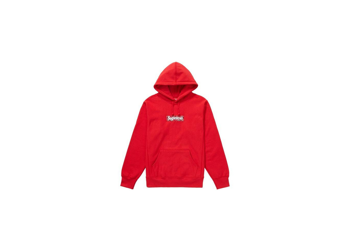 Product Supreme Bandana Box Logo Hooded Sweatshirt Red