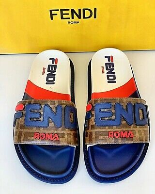 Product FENDI ROMA Hombre Sandalias Azul Size