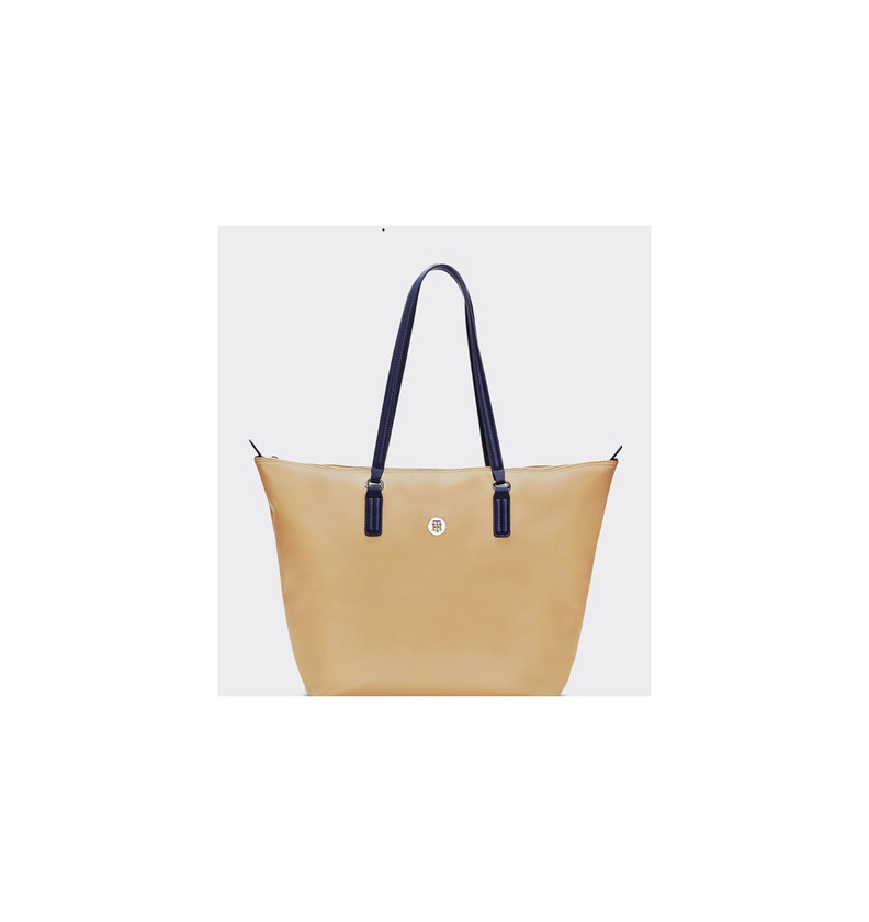 Social NYLON ZIPPED TOTE