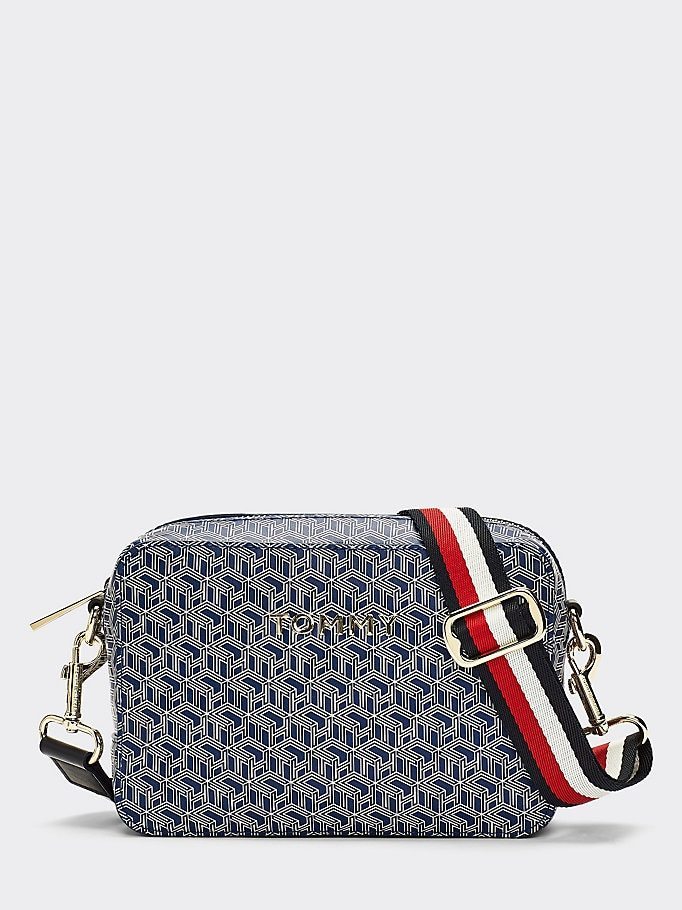 Social TOMMY ICONS MONOGRAM CAMERA BAG