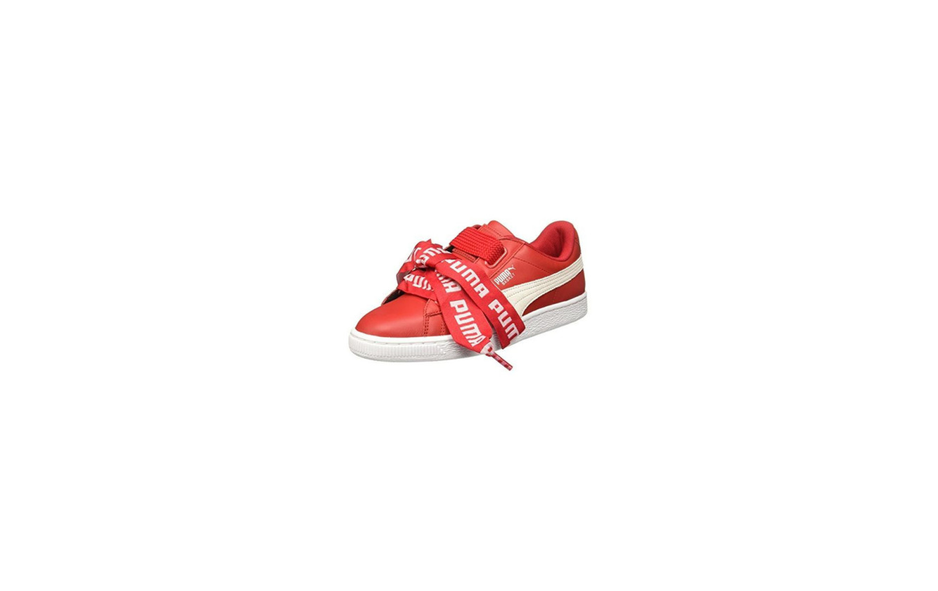 Social PUMA Mujer Toreador Rojo Basket Heart DE Zapatillas-UK 6