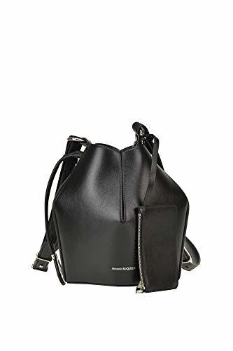 Producto Alexander Mcqueen Leather Bucket Bag Woman Black Unica INT.