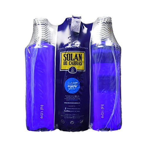 Social Solán De Cabras Agua Mineral Natural - Pack de 6 x 1,5