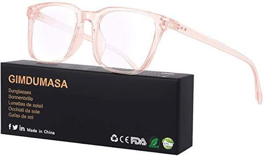 Gimdumasa gafas ordenador gaming pc uv luz filtro proteccion azul mujer hombre