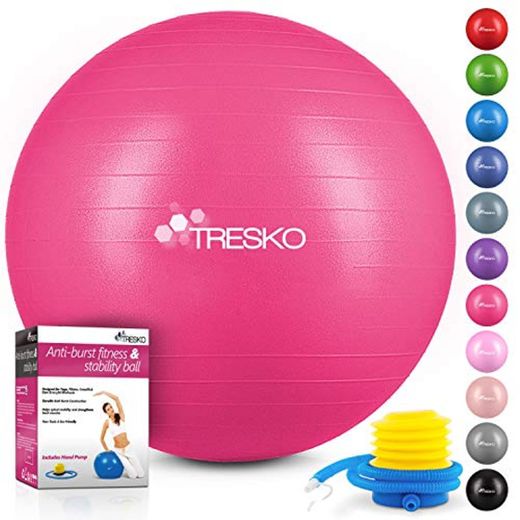 TRESKO® Pelota de Gimnasia Anti-Reventones