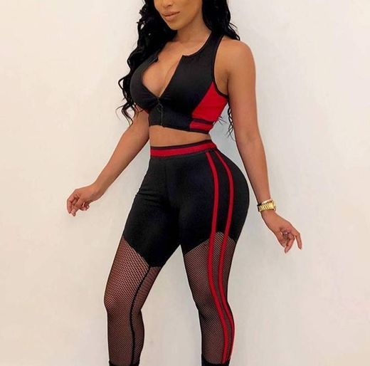 Social Finerun 2 peça mulheres sexy

