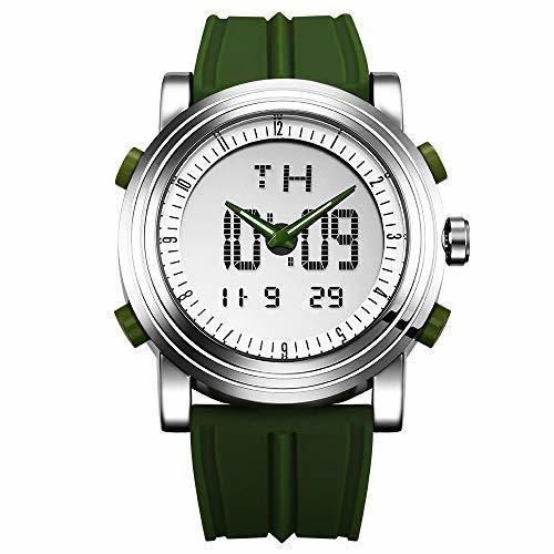 Social SINOBI Sport Military Rubber Relojes Digitales de Cuarzo y de Cuarzo para