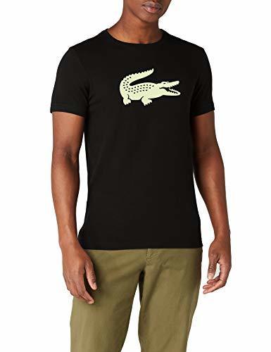 Social Lacoste Sport Th3377 Camiseta, Negro