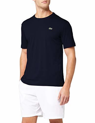 Social Lacoste TH7618, Camiseta para Hombre, Azul