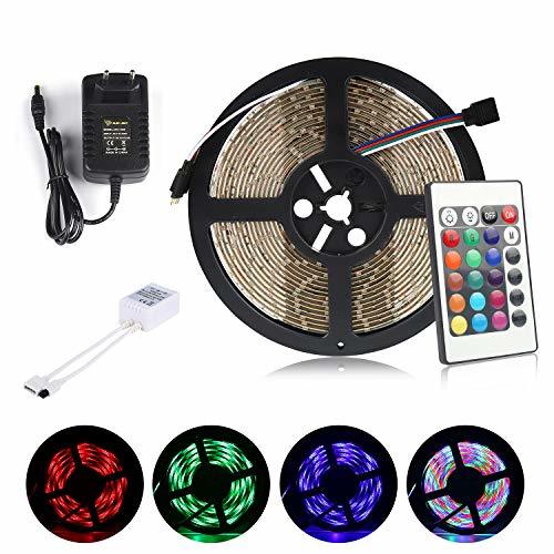 Social ALED LIGHT Multicolor Tira de Luz LED Impermeable LED Strip RGB 5M(16.4