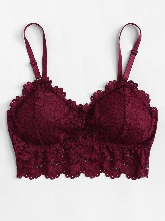 Social Plus Floral Lace Bralette