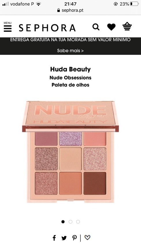 Productos Paleta Huda 