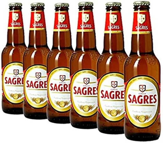 Sagres - Portugués Cerveza - 24 x 330ml - Alcohol. 5