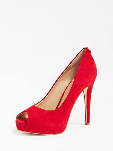 HADIE REAL LEATHER COURT SHOE