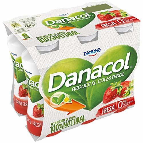 Social Danone Danacol Fresa - Paquete de 6 x 16.67 ml - Total