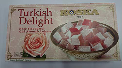 Lugar Delicias turcas con rosa 500g Turkish delight rose flavoured 500g