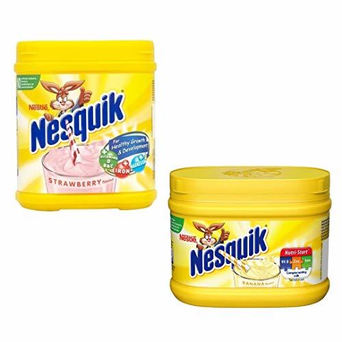 Places Nesquik Banana and Strawberry Milkshake Bundle