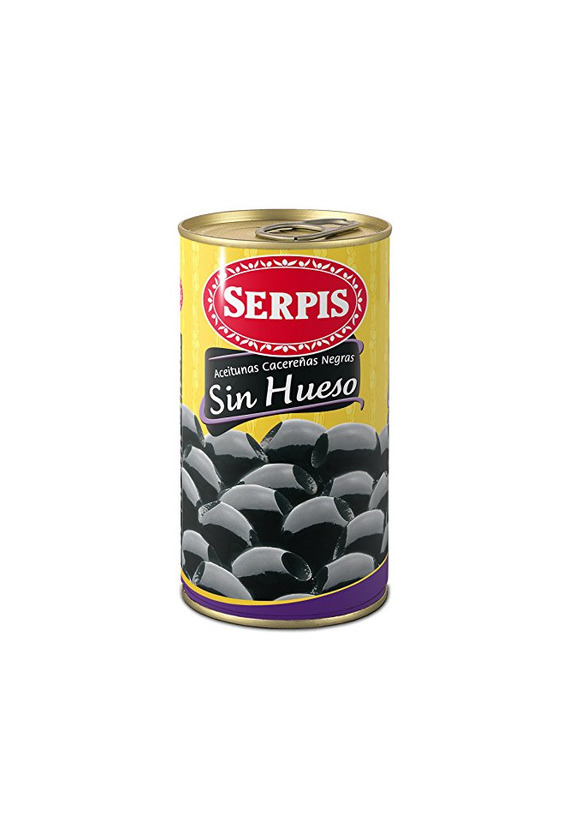 Producto Serpis Aceituna Cacereñas Negras sin Hueso