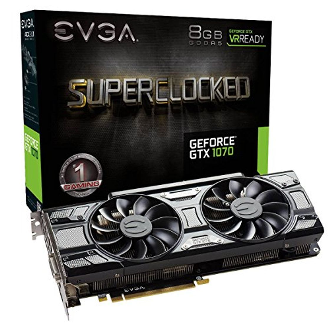 Social Evga GeForce GTX 1070 SC Gaming - Tarjeta Grafica