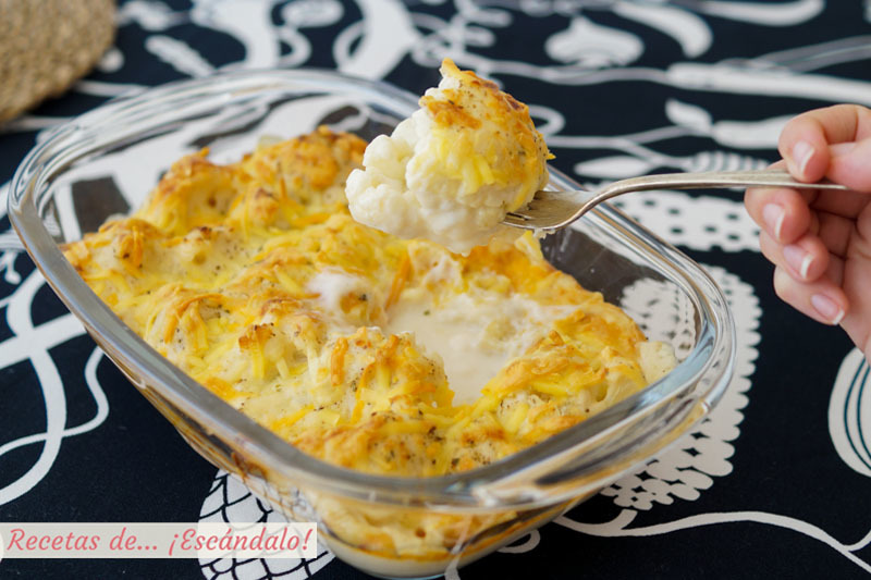 Moda Coliflor con bechamel gratinada al horno