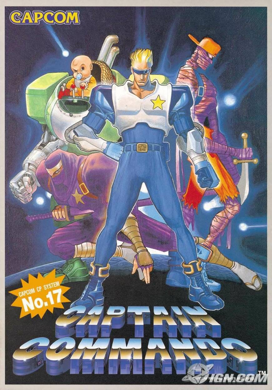 Moda captain commando arcade