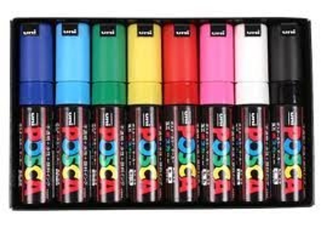 Product POSCA PC-8K ART MARKER PENS "PACK OF 8" Assorted Colours