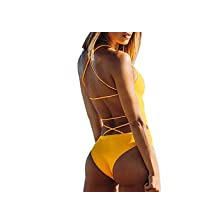 INSTINNCT Bikini Monokini Mujer Push-up Acolchado Bra Trajes de Baño Brasileño una