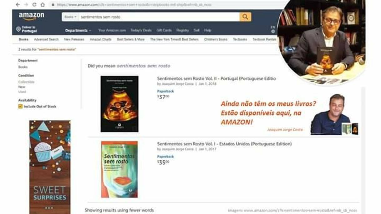 Moda Livro Sentimentos sem Rosto - AMAZON