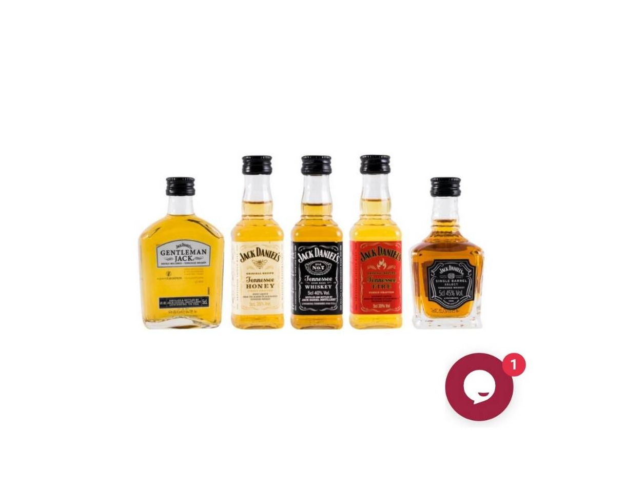 Producto Pack Jack Daniel's Family Of Fine Spirits 5x5cl