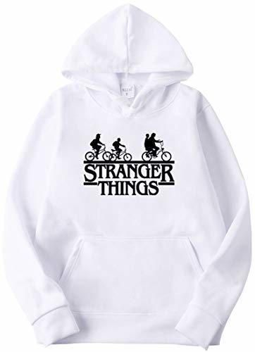 Producto OLIPHEE Sudaderas con Capucha Impresión Logo de Stranger Things para Hombre h/BAI-L