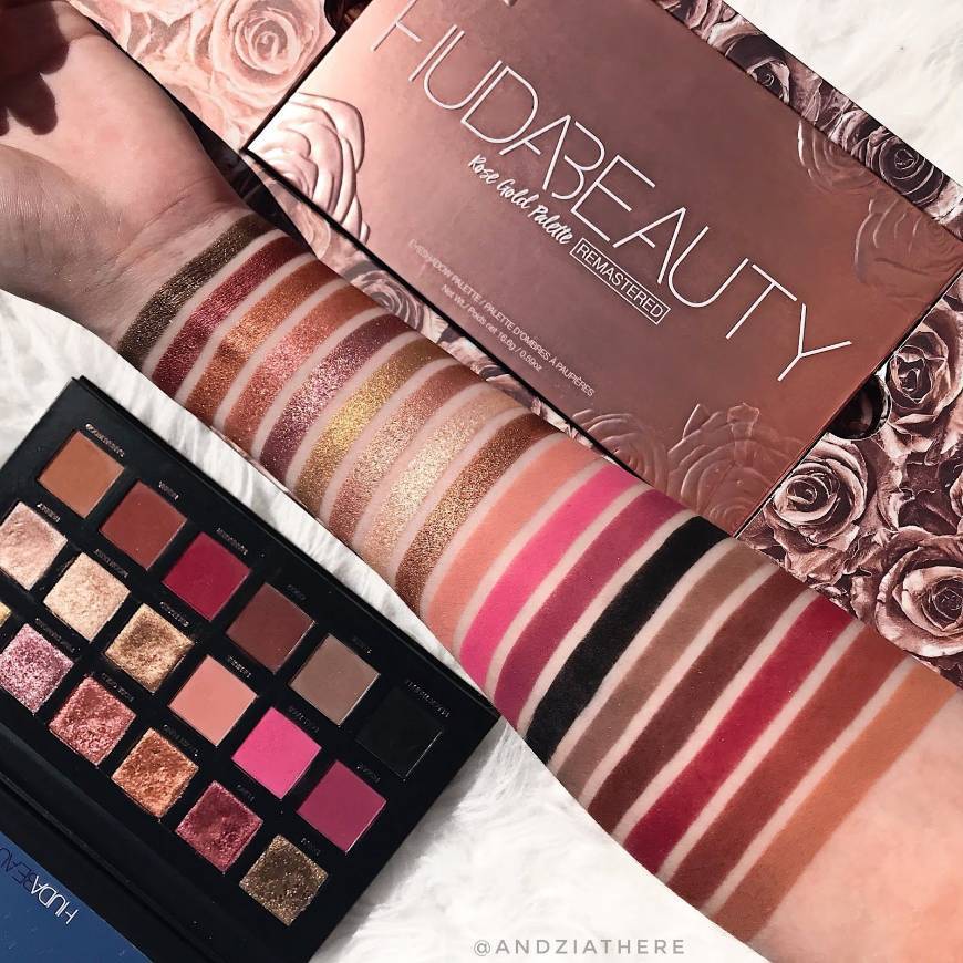 Productos 💛Rose Gold Remastered Eyeshadow Palette 💛 HUDA BEAUTY