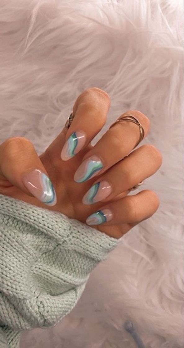 Fashion Blue nails 