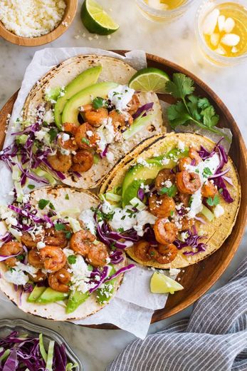 Best Cilantro-Lime Shrimp Tacos Recipe - How to Make Cilantro ...