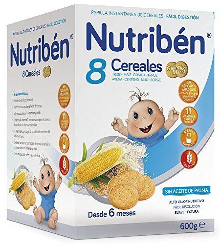 Nutribén Papilla 8 Cereales Galletas Maria
