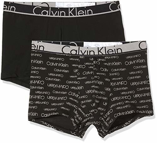 Lugar Calvin Klein Trunk 2pk Bañador, Negro