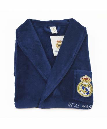 Lugar 10XDIEZ Bata Real Madrid 306 Azul Royal - Medidas Albornoces/Batas Adulto -