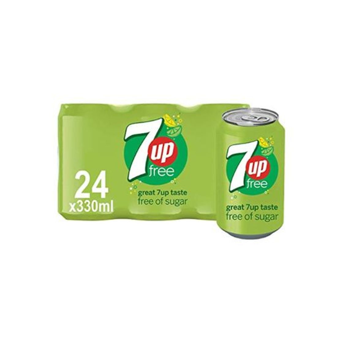 Product Britvic dieta 7-up gaseosas suave en lata Limón y Lima Drink 330 ml