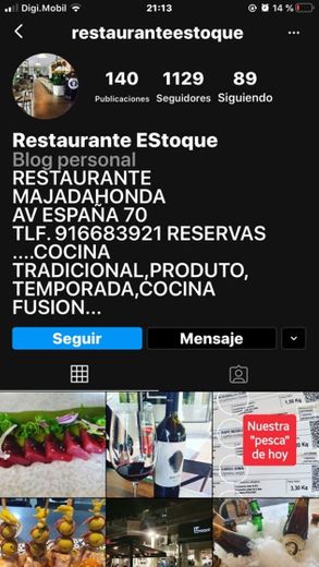 Restaurante EStoque 