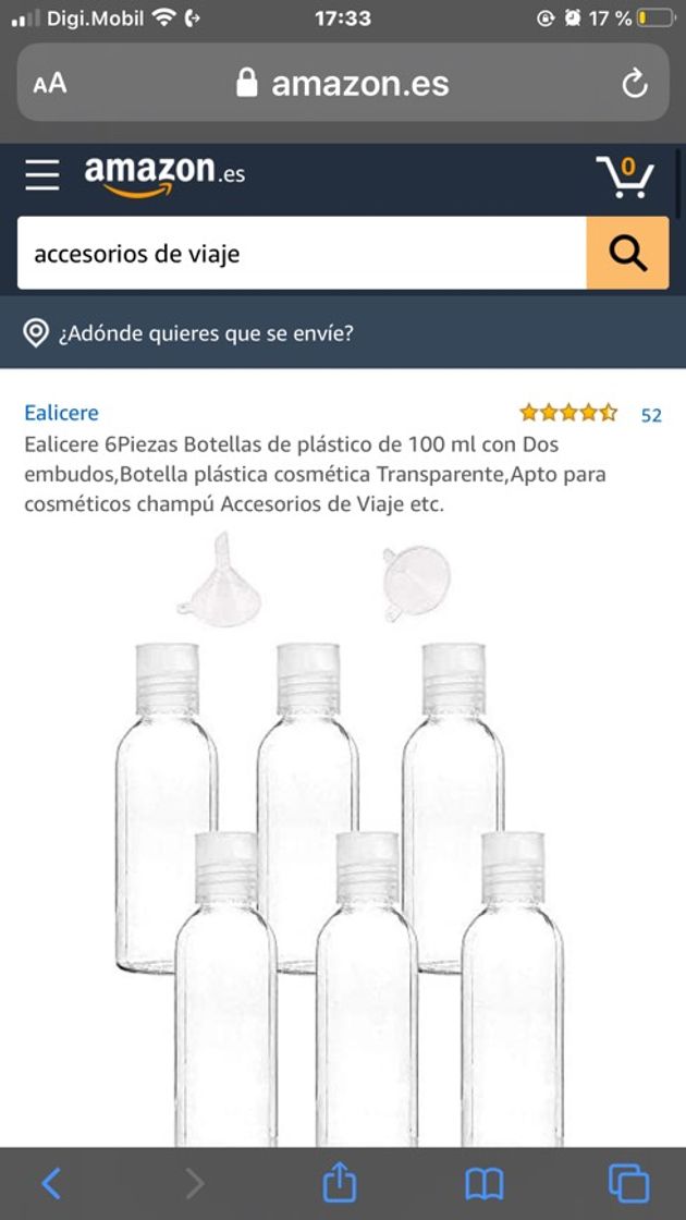 Productos Bote de Viaje 100ml 