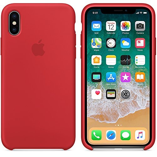 Electrónica El último Verano Funda iPhone X, Slim Líquido de Silicona Gel Carcasa