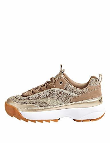 Lugar Guess Women's Kaysie Running Shoes -Light Brown Beige in Size 37