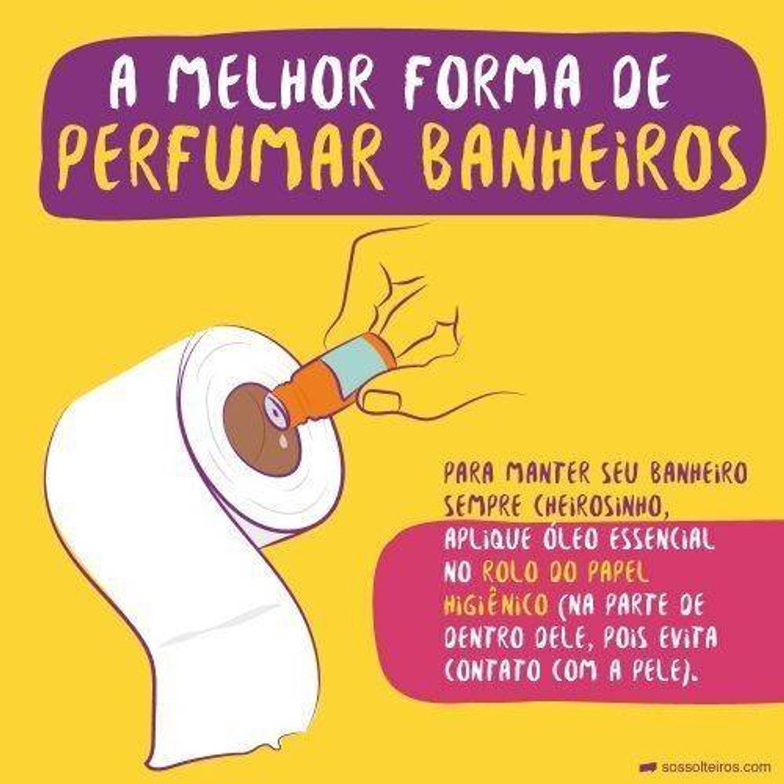 Fashion Melhor forma de perfumar o banheiro👍