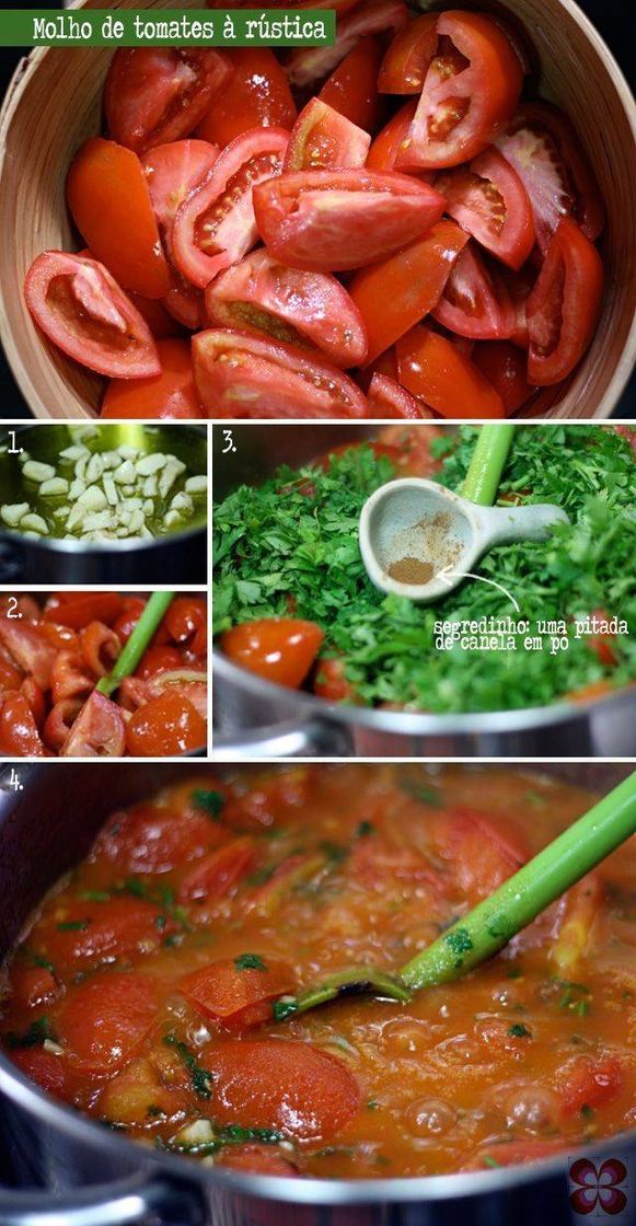 Moda 3 tipos de Molhos de tomate 🍅