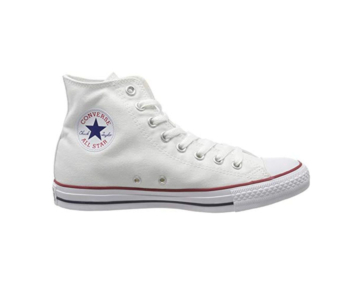 Fashion Converse Chuck Taylor All Star Hi Top, Zapatillas Unisex Adulto, Blanco