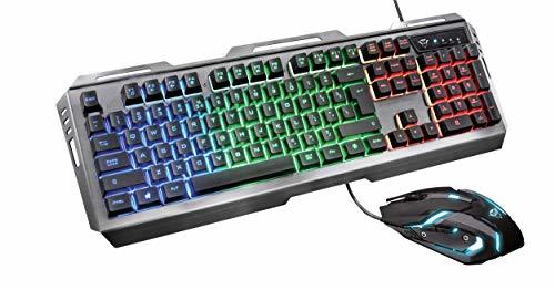 Trust Gaming GXT 845 Tural - Set de Teclado y ratón Gaming